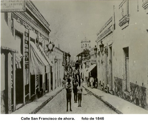 rue commerante de Santiago de Cuba, 19e sicle
